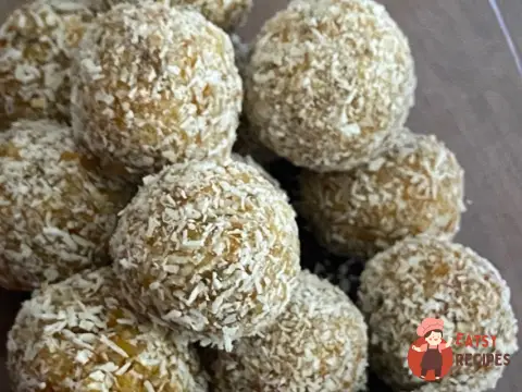 Цукерки з кураги, волоських горіхів та кокосової стружки