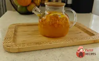 Зігрівальний чай з обліпихою та апельсином