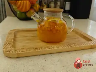 Зігрівальний чай з обліпихою та апельсином