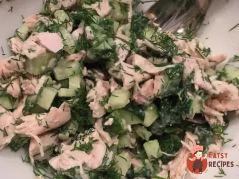 Легкий курячий салат