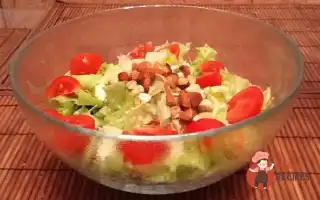 Легкий Салат З Чері Та Горіхами