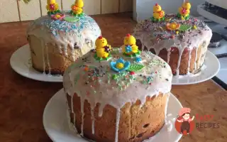 Паска Великодня З Родзинками Та Ваніллю