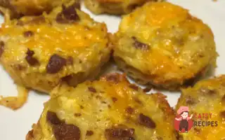 Запечені Картопляні Байтси З Беконом Та Чеддером.