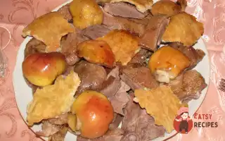 Гусак У Тісті, Фарширований Яблуками