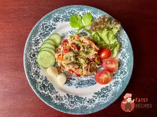 Рис, тушкований з осінніми овочами