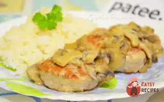 Котлети З Індички В Соусі З Печериць