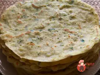 Млинці з кабачків із зеленню