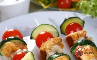 Курячі Шашлики З Грибами Та Чері
