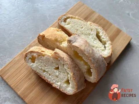 Творожний рулет з лимонним курдом