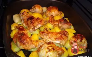 Картопля З Куркою В Духовці