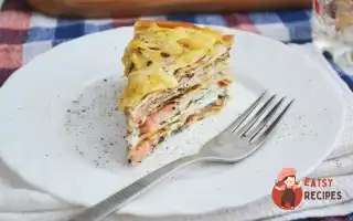 Млинець Пиріг З Лососем
