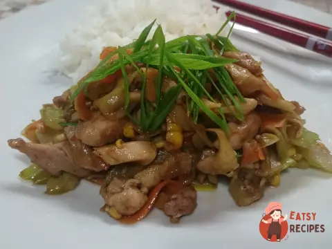 Курка з овочами по-китайськи