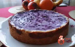Чорничний Пиріг З Сиром