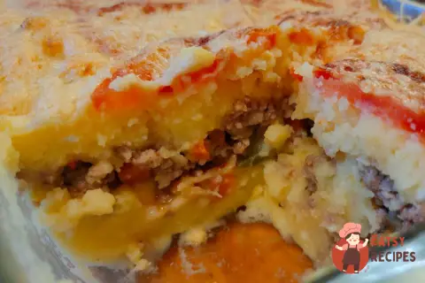 Картопляна запіканка з фаршем
