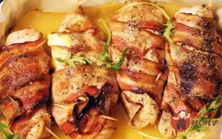 Куряче Філе, Запечене З Томатами, Беконом Та Сиром