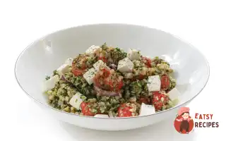 Гречка З Помідорами, Песто Та Фетою