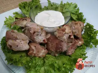 Шашлик зі свинини в духовці