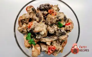 Печеня З Качки З Грибами