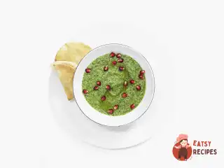 Хумус зі шпинатом