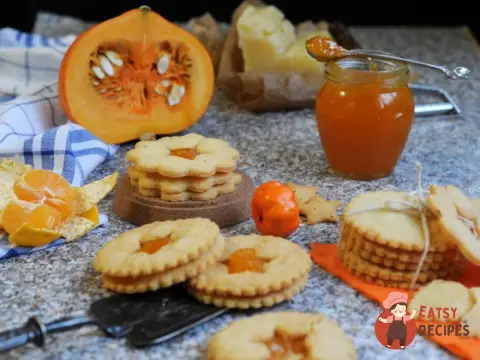 Сирне шаблі з гарбузовим джемом