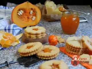 Сирне шаблі з гарбузовим джемом