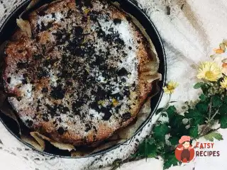 Яблучно-сирний кекс