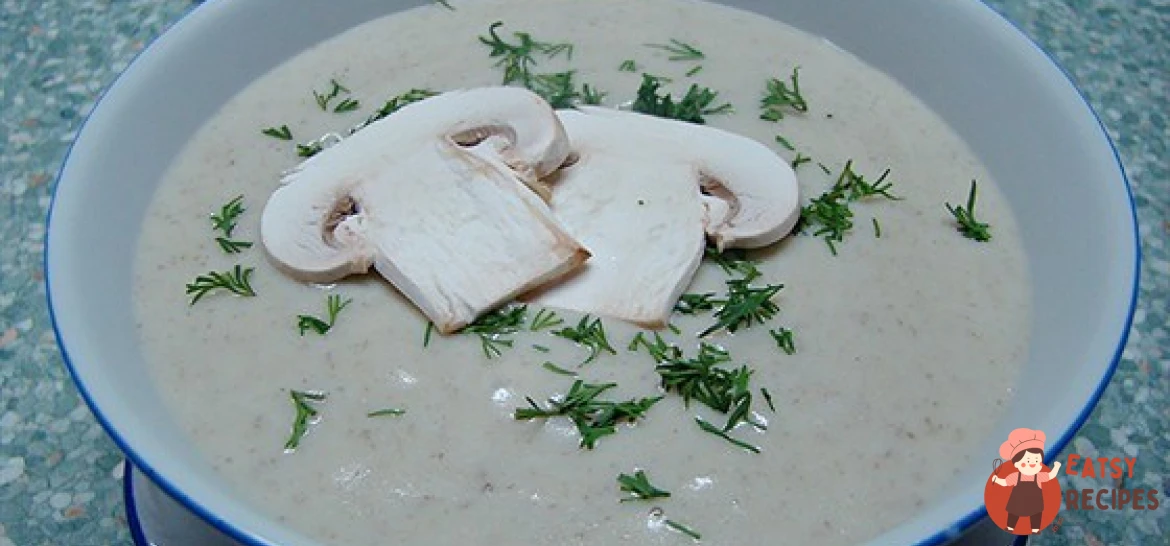 Картопляний суп-пюре з грибами печерицями