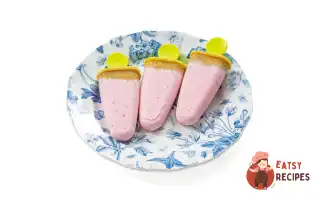 Полуничне Морозиво-Чизкейк На Паличці (Popsicle)