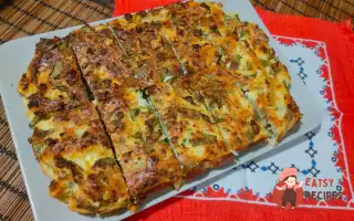 Запіканка з творогу зі шпинатом