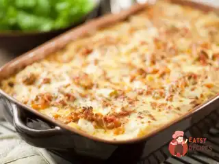 Запіканка з фруктів, овочів та сиру