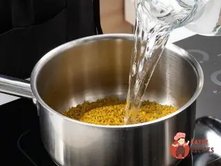 Крок 2: Булгур з буряком та едамаме