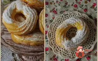 Кільця Заварні З Сирним Кремом