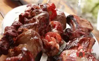 Шашлик Зі Свинини Зі Сливами