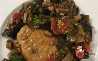 Свинина, Запечена З Грибами, Помідорами Та Баклажанами