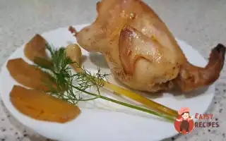 Перепілка, Запечена З Яблуками В Духовці