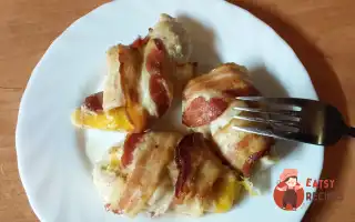 Курячі Рулетики В Беконі З Сиром