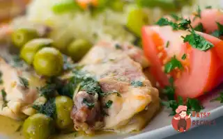 Тушкована Курка З Фенхелем І Оливками