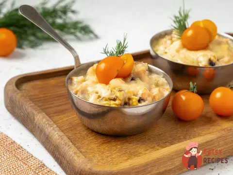 Кокіль із морепродуктів