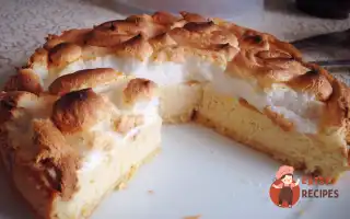 Лимонний Пиріг Зі Згущеним Молоком Під Меренгою