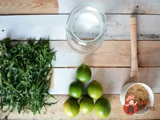 Тархун із лаймом