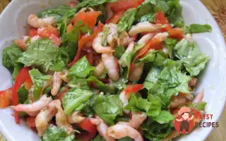 Овочевий Салат Із Морепродуктами