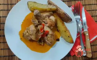 Чахохбілі з курки з болгарським перцем