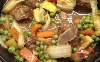 Баранина Тушкована, З Овочами