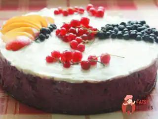 Черничний мусовий торт