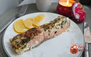 Запечена Сьомга У Вершках Та Зелені