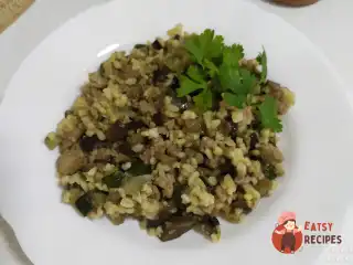 Булгур із фаршем та овочами