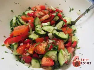 Легкий овочевий салат