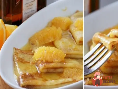Млинці в апельсиновій карамелі