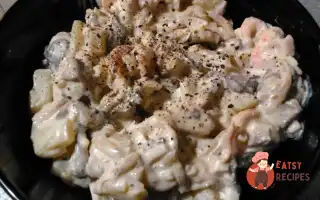 Салат З Грибами, Куркою Та Креветками