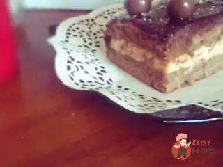 Кавове тістечко з шоколадом